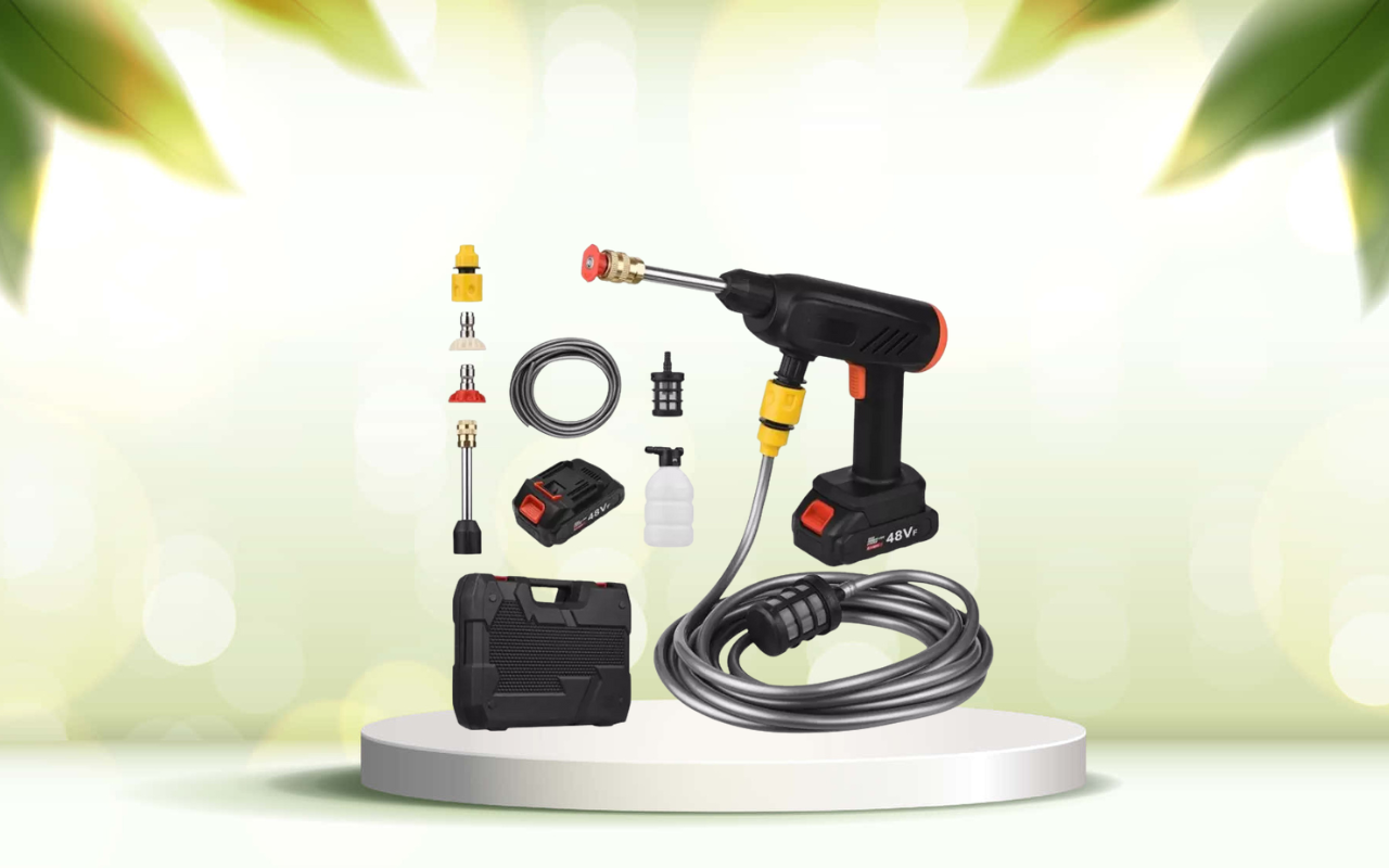 Scopri come ottenere una pulizia professionale ovunque con la pistola idropulitrice portatile